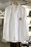  1455 - HÀNG CHÍNH HÃNG - ÁO SƠ MI MLB BASIC OXFORD SHIRT NEW YORK YANKEES - CODE: 3AWS03014-50IVS 