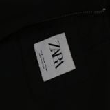  1453 - HÀNG CHÍNH HÃNG - ÁO KHOÁC ZARA BOMBER PHỐI VẢI - ĐEN - CODE: RN77302 