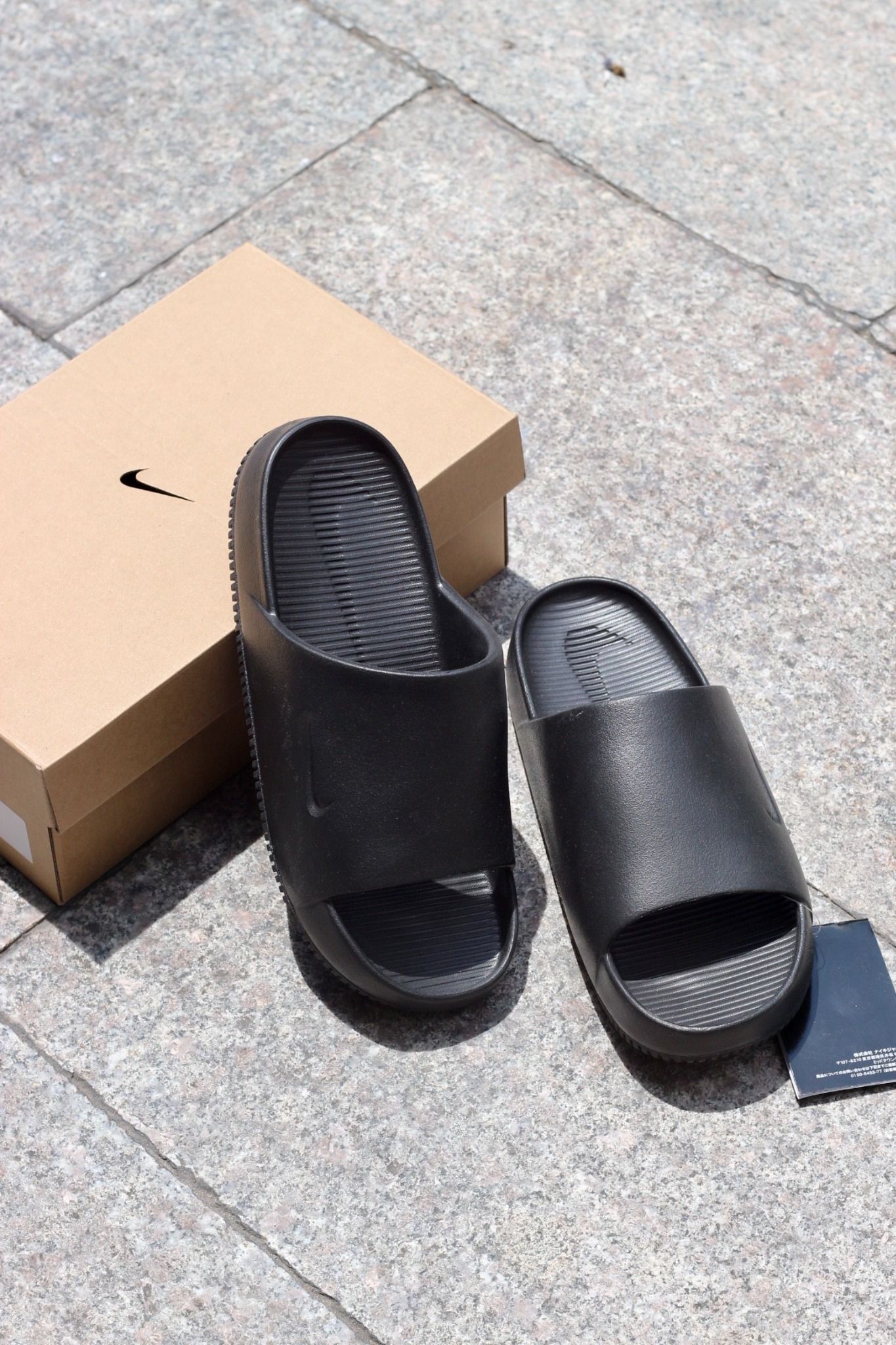  1355 - HÀNG CHÍNH HÃNG - DÉP NIKE CALM SLIDE  *BLACK* - CODE: DX4816-001 