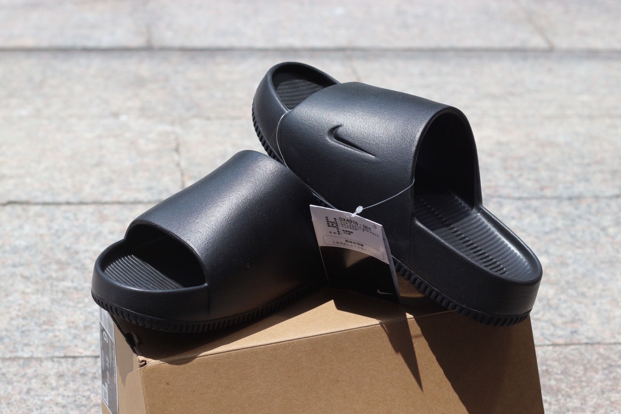  1355 - HÀNG CHÍNH HÃNG - DÉP NIKE CALM SLIDE  *BLACK* - CODE: DX4816-001 