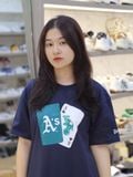  1272 - HÀNG CHÍNH HÃNG - ÁO THUN NEW ERA - PLAY CARD OAKLAND ATHLETICS - NAVY - CODE : 13702544 