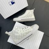  0850 - HÀNG CHÍNH HÃNG - GIÀY MLB PLAYBALL HIGH MONOGRAM MESH MÀU TRẮNG KEM - *CREAM* - CODE: 3ACVCMM2N-50GRS 