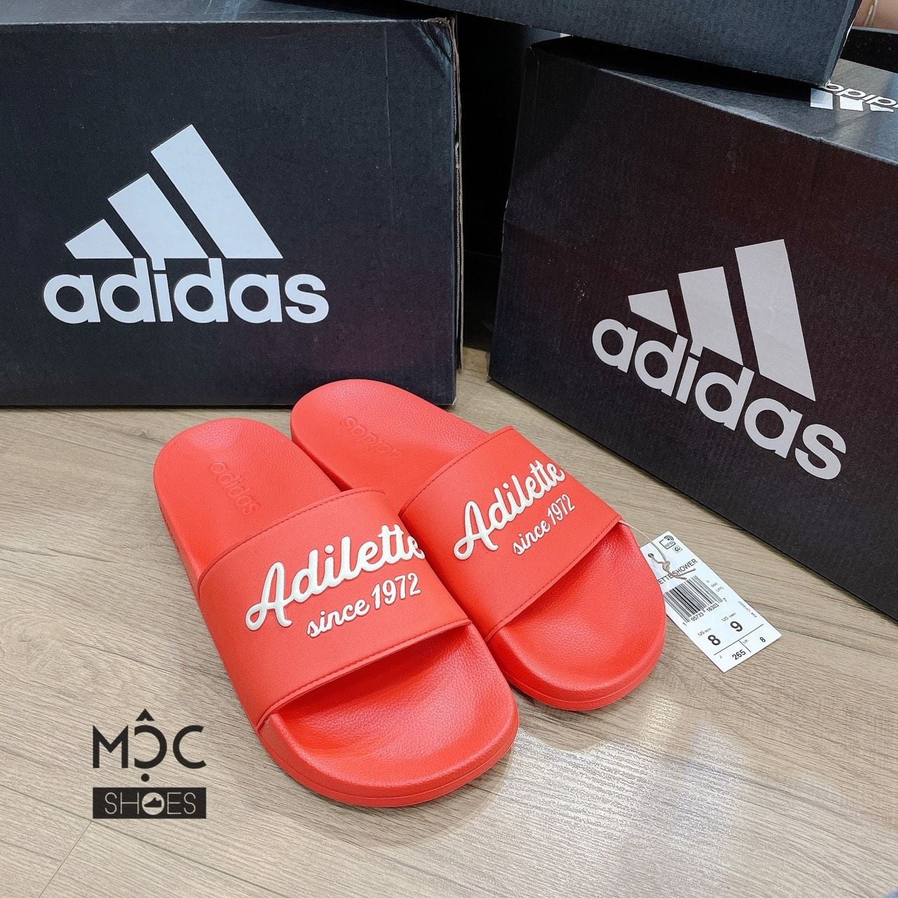  0391 - HÀNG CHÍNH HÃNG - DÉP ADIDAS SHOWER RETRO 1972 *RED* - Code: GW8751 