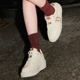  1473 - HÀNG CHÍNH HÃNG - GIÀY MLB CHUNKY LINER CLASSIC MONOGRAM - NÂU - CODE: 3ASXCLR3N-43BRS 