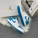  1493 - HÀNG CHÍNH HÃNG - GIÀY AIR JORDAN 1 LOW AQUATONE - *XANH / TRẮNG* - CODE : 553560-174 