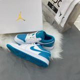  1493 - HÀNG CHÍNH HÃNG - GIÀY AIR JORDAN 1 LOW AQUATONE - *XANH / TRẮNG* - CODE : 553560-174 