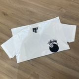  1488 - HÀNG CHÍNH HÃNG - ÁO THUN STUSSY - STUSSY BALL 8 TEE - WHITE - 