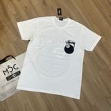  1488 - HÀNG CHÍNH HÃNG - ÁO THUN STUSSY - STUSSY BALL 8 TEE - WHITE - 