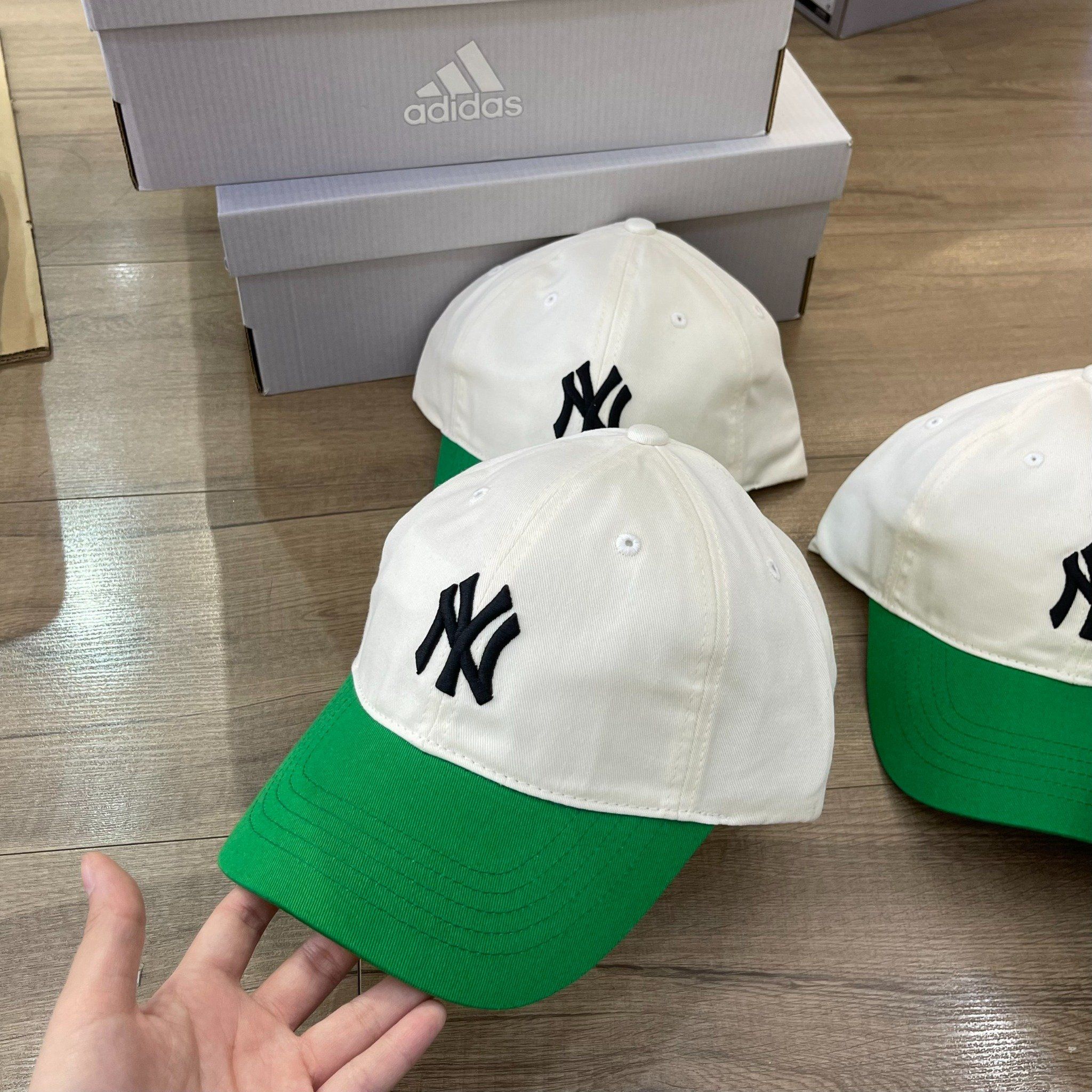  1500 - HÀNG CHÍNH HÃNG - Mũ - Nón Lưỡi Trai MLB *LOGO NY* - XANH LÁ/BE (Form Mềm) - AUTHENTIC 100% 