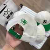  1500 - HÀNG CHÍNH HÃNG - Mũ - Nón Lưỡi Trai MLB *LOGO NY* - XANH LÁ/BE (Form Mềm) - AUTHENTIC 100% 