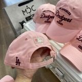  1504 - HÀNG CHÍNH HÃNG - Mũ - Nón Lưỡi Trai MLB *DOGERS* - HỒNG (Form Mềm) - AUTHENTIC 100% 