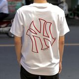  1519 - HÀNG CHÍNH HÃNG - ÁO NEW ERA x MLB NEW YORK YANKEES SHORT SLEEVE - TRẮNG - CODE : 13700023 