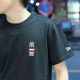  1498 - HÀNG CHÍNH HÃNG - ÁO NEW ERA x MLB NEW YORK YANKEES SHORT SLEEVE - ĐEN - CODE : 13700024 