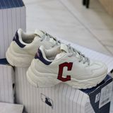  1523 - HÀNG CHÍNH HÃNG - GIÀY MLB KOREA BIGBALL CHUNKY A CLEVELAND GUARDIANS D.NAVY - CODE: 3ASHBLA3N-45NYD 