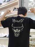  1551 - HÀNG CHÍNH HÃNG - ÁO NEW ERA - BULLS NGUỆCH NGOẠC - ĐEN - CODE : 13774245 