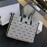  1494 - HÀNG CHÍNH HÃNG - TÚI MLB BIG DIAMOND MONOGRAM JACQUARD LARGE TOTE BAG NEW YORK YANKEES BLACK - CODE: 3AORL013N-50BKS 