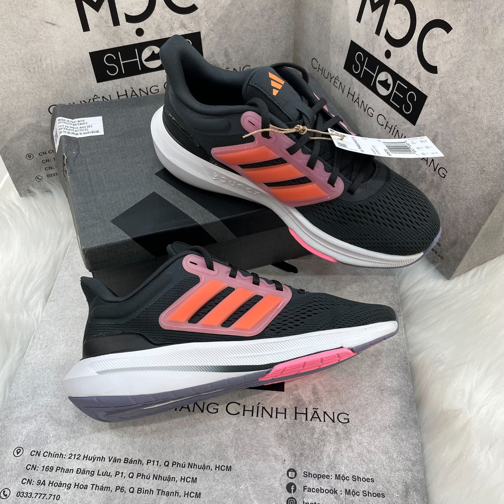  1571 - HÀNG CHÍNH HÃNG - GIÀY THỂ THAO ADIDAS RUNNING EQ21 - MÀU ĐEN SỌC HỒNG - *BLACK/ PINK* - CODE: HP5791 