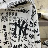  1567 - HÀNG CHÍNH HÃNG - ÁO HOODIE MLB ALLOVER OVERFIT HOODIE NEW YORK YANKEES 