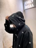  1569 - HÀNG CHÍNH HÃNG - ÁO HOODIE NEW ERA NHIỀU LOGO NE - BLACK - CODE: 13560523 