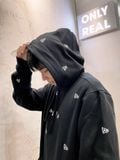  1569 - HÀNG CHÍNH HÃNG - ÁO HOODIE NEW ERA NHIỀU LOGO NE - BLACK - CODE: 13560523 