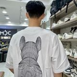  1584 - HÀNG CHÍNH HÃNG - ÁO LIFE WORK - BIG LOGO BASIC - WHITE - CODE: LW225TS990 