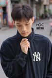  1591 - HÀNG CHÍNH HÃNG - ÁO SWEATER ZIP LOGO LA - NAVY - CODE: 13867757 