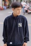  1591 - HÀNG CHÍNH HÃNG - ÁO SWEATER ZIP LOGO LA - NAVY - CODE: 13867757 