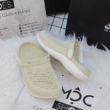  1589 - HÀNG CHÍNH HÃNG - GIÀY CLOG CROCS LITE RIDE 360 - BONE - CODE: 206708-2Y2 