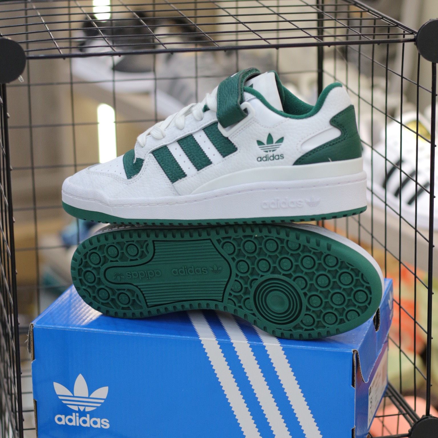  1598 - HÀNG CHÍNH HÃNG - GIÀY ADIDAS - FORUM LOW - COLLEGIATE GREEN - CODE: GY8556 