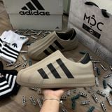  1604 - HÀNG CHÍNH HÃNG - GIÀY ADIDAS ADIFOM SUPERSTAR - NÂU CÀ PHÊ SỌC ĐEN 