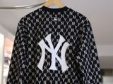  1601 - HÀNG CHÍNH HÃNG - ÁO SWEATER MLB MONOGRAM OVERFIT SWEATSHIRT NEW YORK YANKEES - MÀU ĐEN - CODE: 3AMTM0224-50BKS 