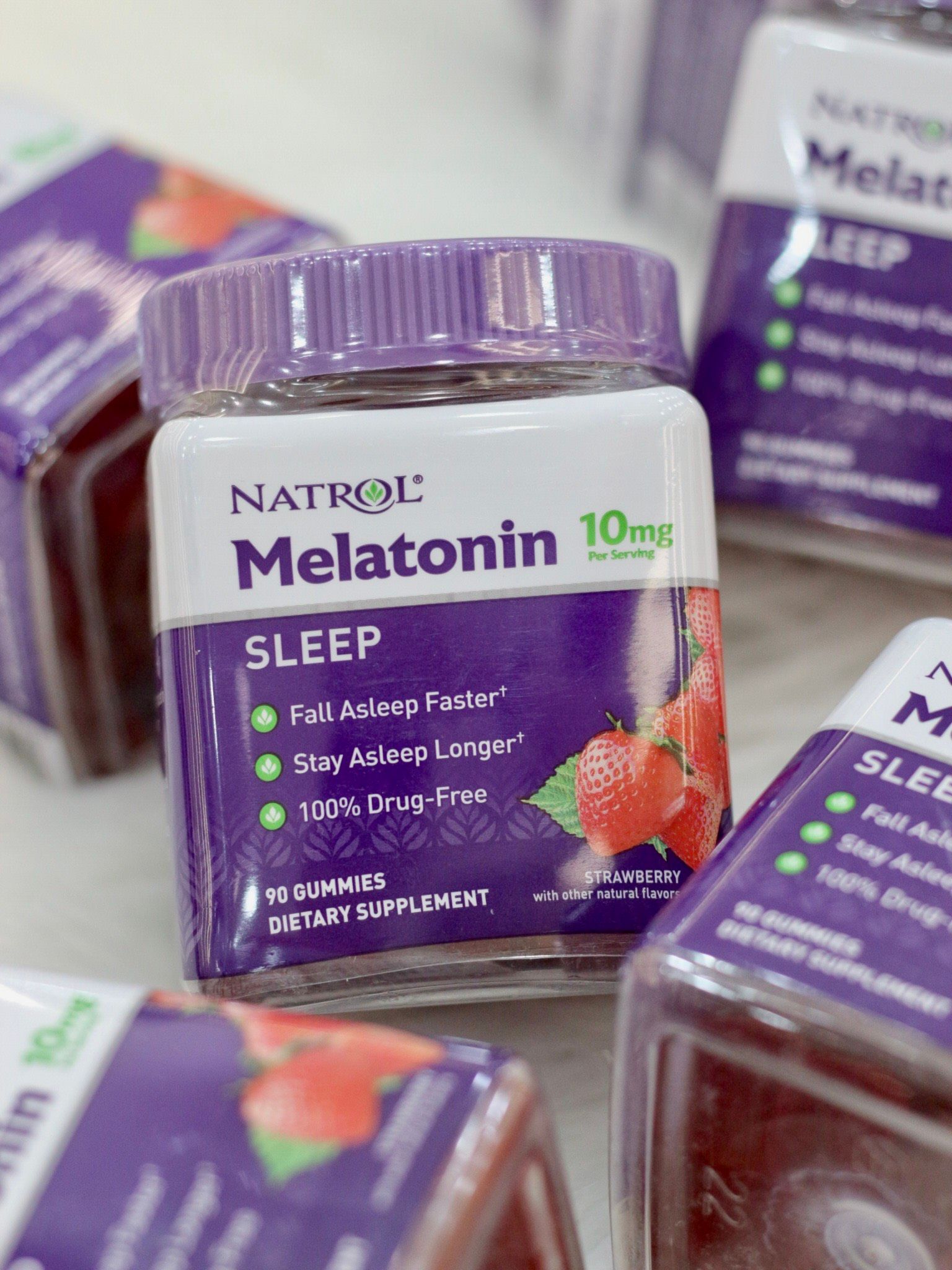  1596 - HÀNG CHÍNH HÃNG - KẸO DẺO GIÚP NGỦ NGON NATROL GUMMIES MELATONIN - CODE: DT002921 