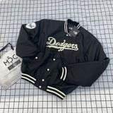  1605 - HÀNG CHÍNH HÃNG - ÁO KHOÁC BOMBER PHAO NEW ERA LA DODGERS - ĐEN - CODE: 13781137 