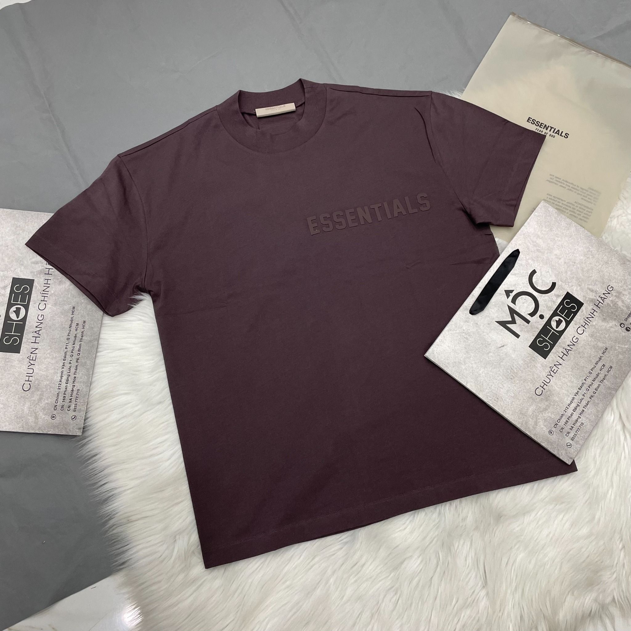  1618 - HÀNG CHÍNH HÃNG - ÁO THUN TEE ESSENTIAL FOG SS23 PLUM TEE- *TÍM* - SEASON 23 