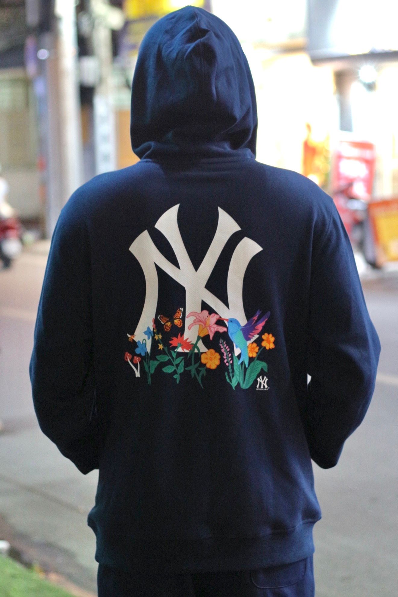  1626 - HÀNG CHÍNH HÃNG - ÁO HOODIE NEW ERA - NY CHIM SẺ - NAVY - CODE: 