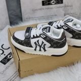  1629 - HÀNG CHÍNH HÃNG - GIÀY MLB CHUNKY LINER MID MONOGRAM NY YANKEES - ĐEN DENIM - CODE: 3ASXCDN3N-50BKS 