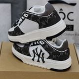  1629 - HÀNG CHÍNH HÃNG - GIÀY MLB CHUNKY LINER MID MONOGRAM NY YANKEES - ĐEN DENIM - CODE: 3ASXCDN3N-50BKS 