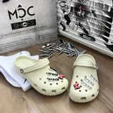  1641 - HÀNG CHÍNH HÃNG - GIÀY CLOG UNISEX CROCS CLASSIC - MÀU BONE - CODE: 10001-2Y2 