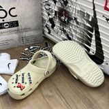  1641 - HÀNG CHÍNH HÃNG - GIÀY CLOG UNISEX CROCS CLASSIC - MÀU BONE - CODE: 10001-2Y2 