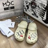  1641 - HÀNG CHÍNH HÃNG - GIÀY CLOG UNISEX CROCS CLASSIC - MÀU BONE - CODE: 10001-2Y2 