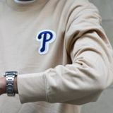  1642 - HÀNG CHÍNH HÃNG - ÁO SWEATER MLB BIG LOGO NY  MONOGRAM - 