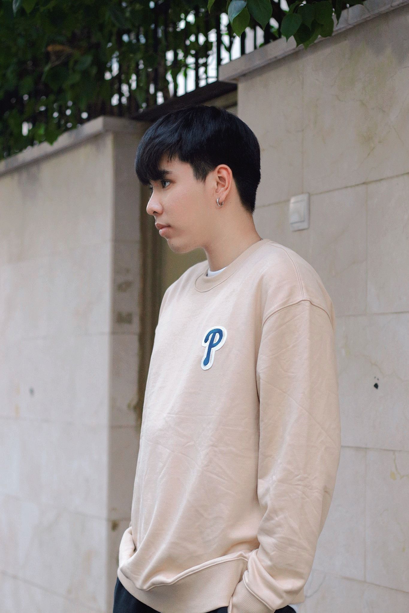  1642 - HÀNG CHÍNH HÃNG - ÁO SWEATER MLB BIG LOGO NY  MONOGRAM - 