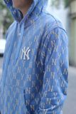  1644 - HÀNG CHÍNH HÃNG - ÁO HOODIE MLB WADDING OVERFIT HOODIE NEW YORK YANKEES 