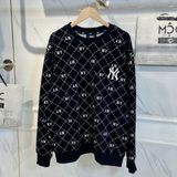  1649 - HÀNG CHÍNH HÃNG - ÁO SWEATER MLB DIA MONOGRAM NEW YORK 