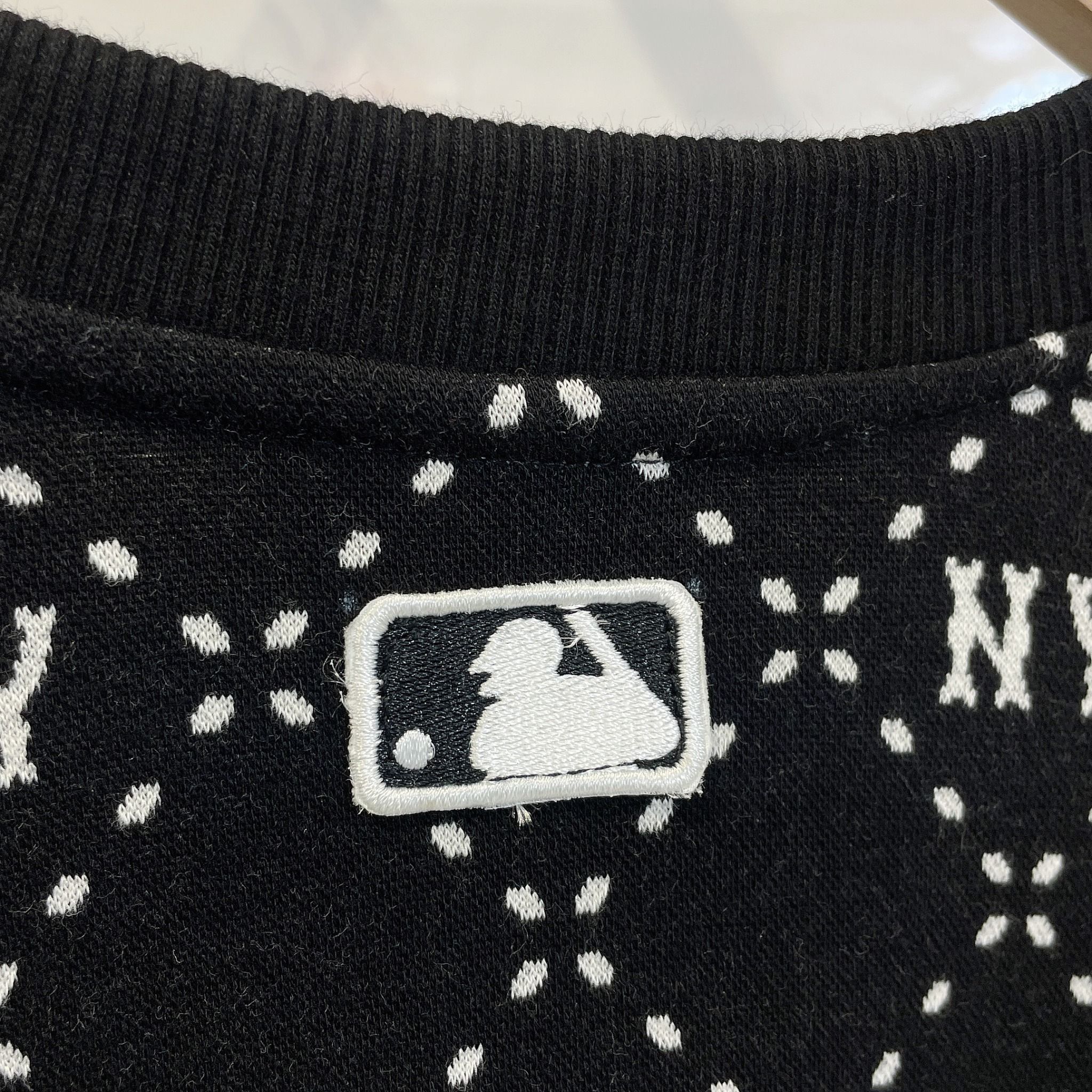  1649 - HÀNG CHÍNH HÃNG - ÁO SWEATER MLB DIA MONOGRAM NEW YORK 