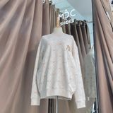  1647 - HÀNG CHÍNH HÃNG - ÁO SWEATER MLB DIA MONOGRAM NEW YORK 