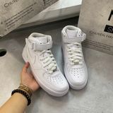  1672 - GIÀY THỂ THAO NIKE AIR FORCE 1 MID TRIPLE WHITE - CODE: CW2289111 