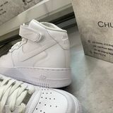  1672 - GIÀY THỂ THAO NIKE AIR FORCE 1 MID TRIPLE WHITE - CODE: CW2289111 