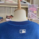  1694 - HÀNG CHÍNH HÃNG - ÁO MLB LIKE SMILE FLEECE MEGA NY YANKEES - NAVY - CODE: 3AMTF5516-07INS 