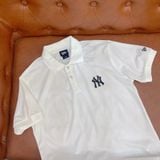  1705 - HÀNG CHÍNH HÃNG - ÁO THUN POLO NEW ERA  - NY THÊU TRẮNG - CODE: 12848781 